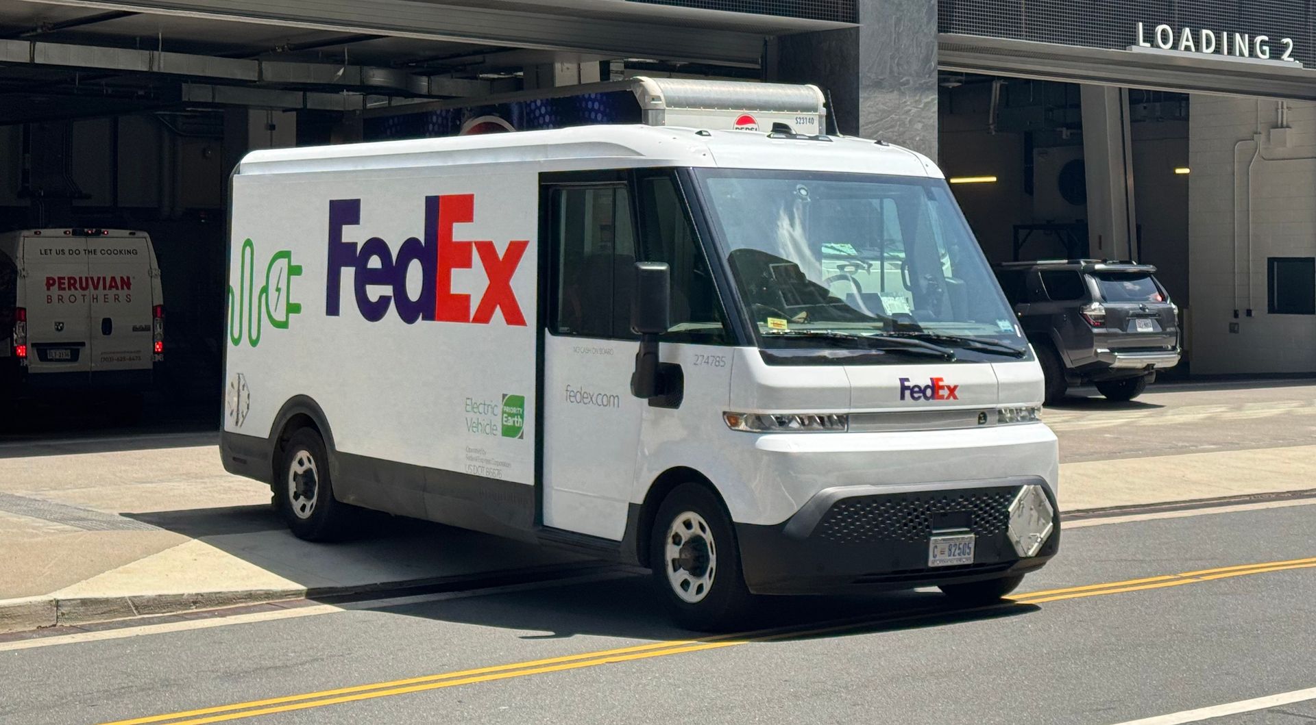 FedEx Electric Delivery Truck