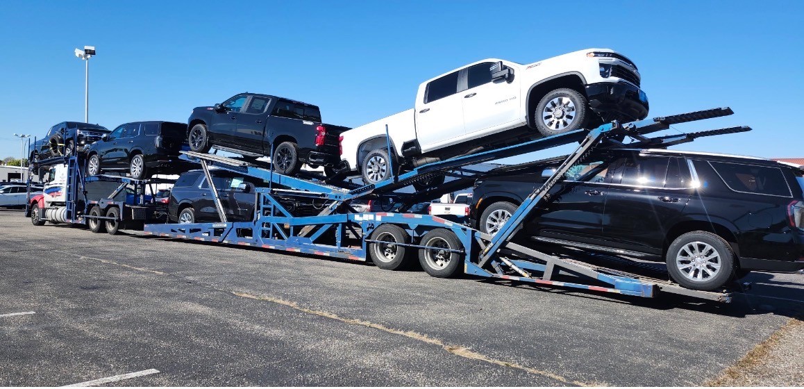 Fully Loaded Open 9-Car Hauler