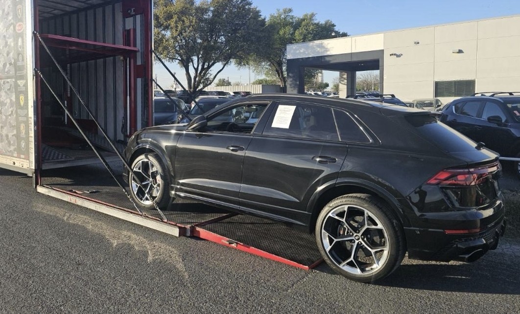 Unloading Enclosed Trailer